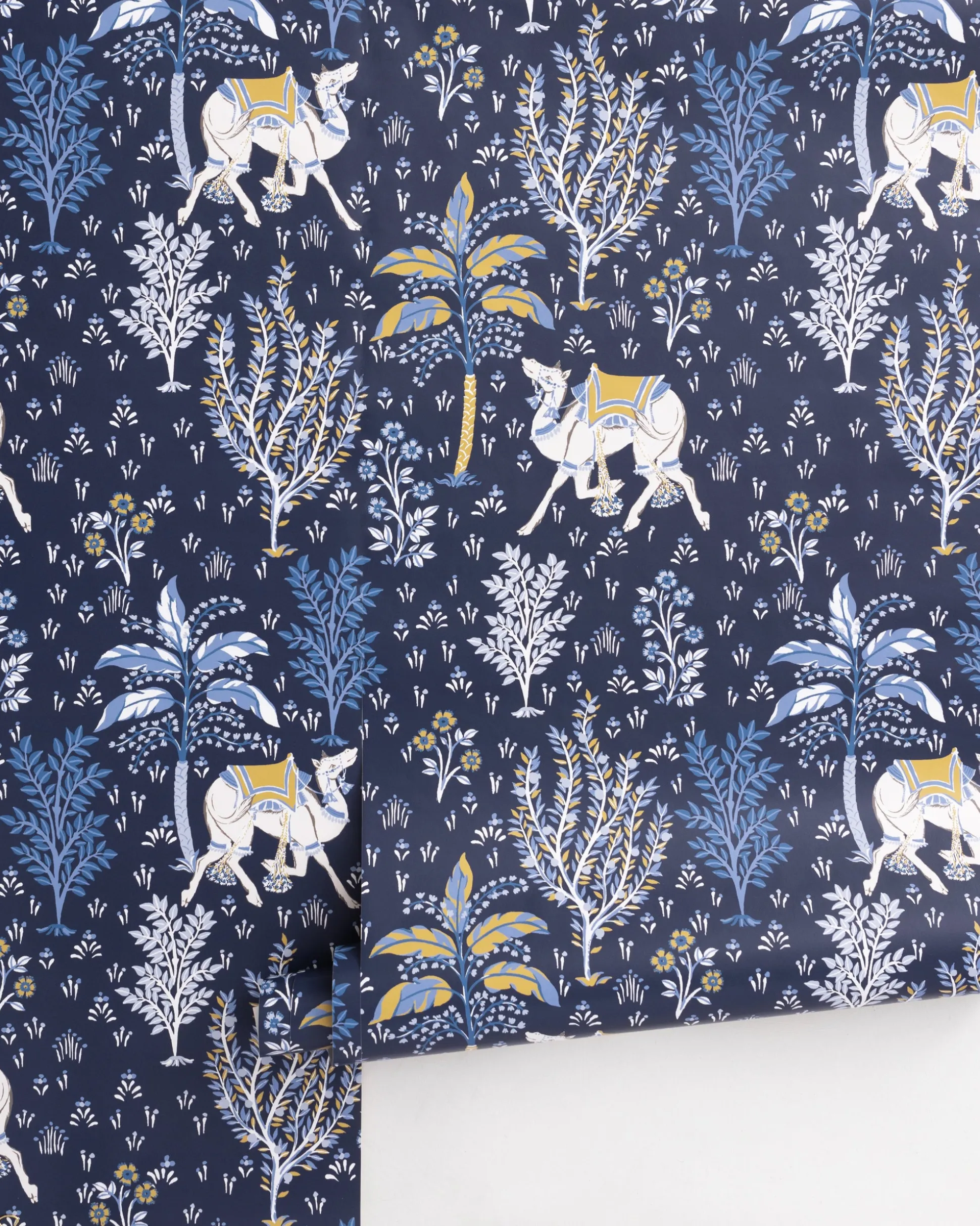Peel & Stick Wallpaper in Camel's Courtyard