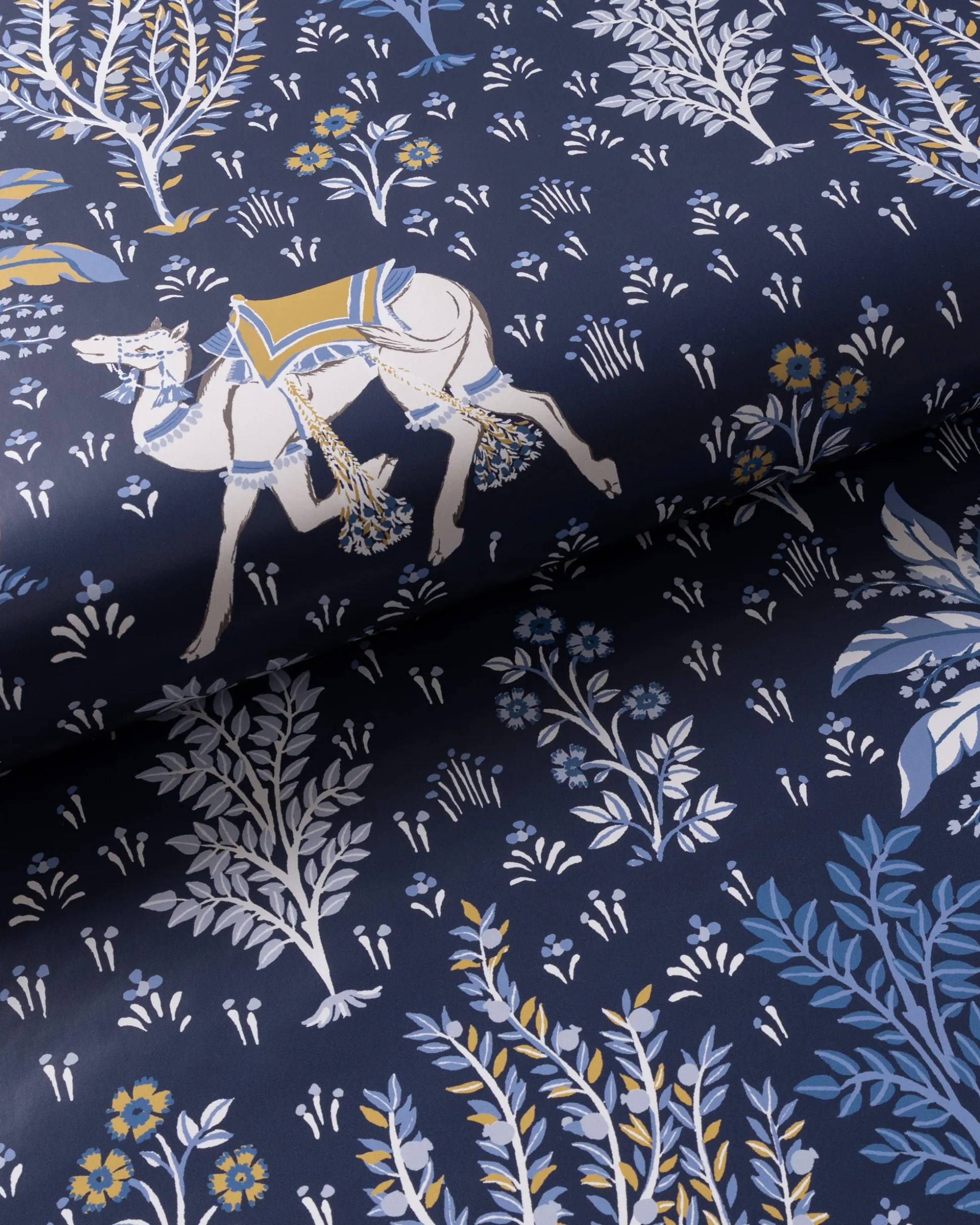 Peel & Stick Wallpaper in Camel's Courtyard