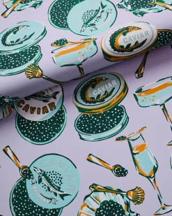 Peel & Stick Wallpaper in Champagne & Caviar