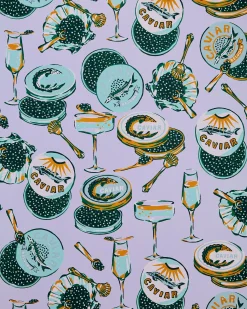 Peel & Stick Wallpaper in Champagne & Caviar