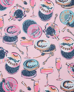 Peel & Stick Wallpaper in Champagne & Caviar