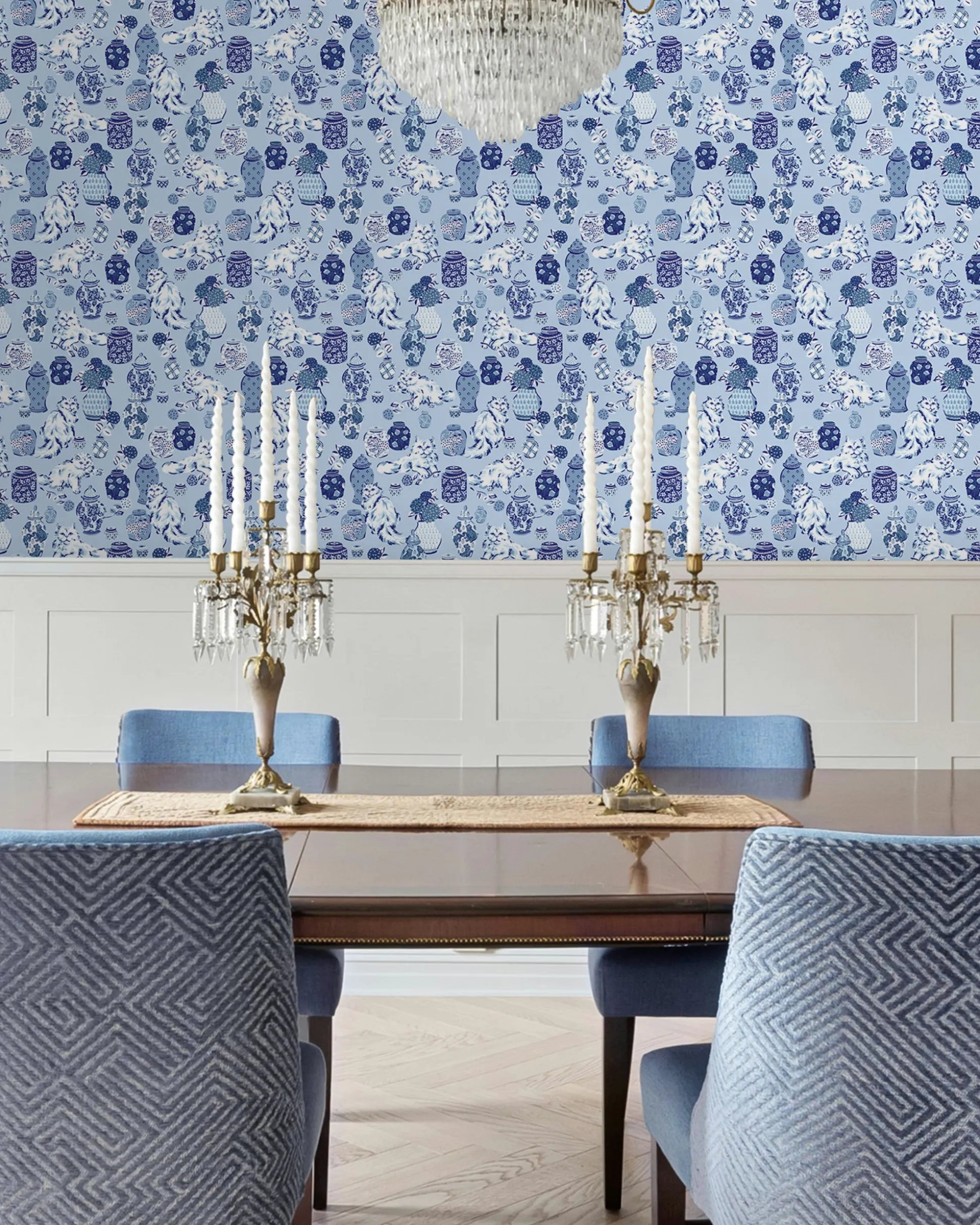 Peel & Stick Wallpaper in Fancy Cats