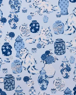 Peel & Stick Wallpaper in Fancy Cats