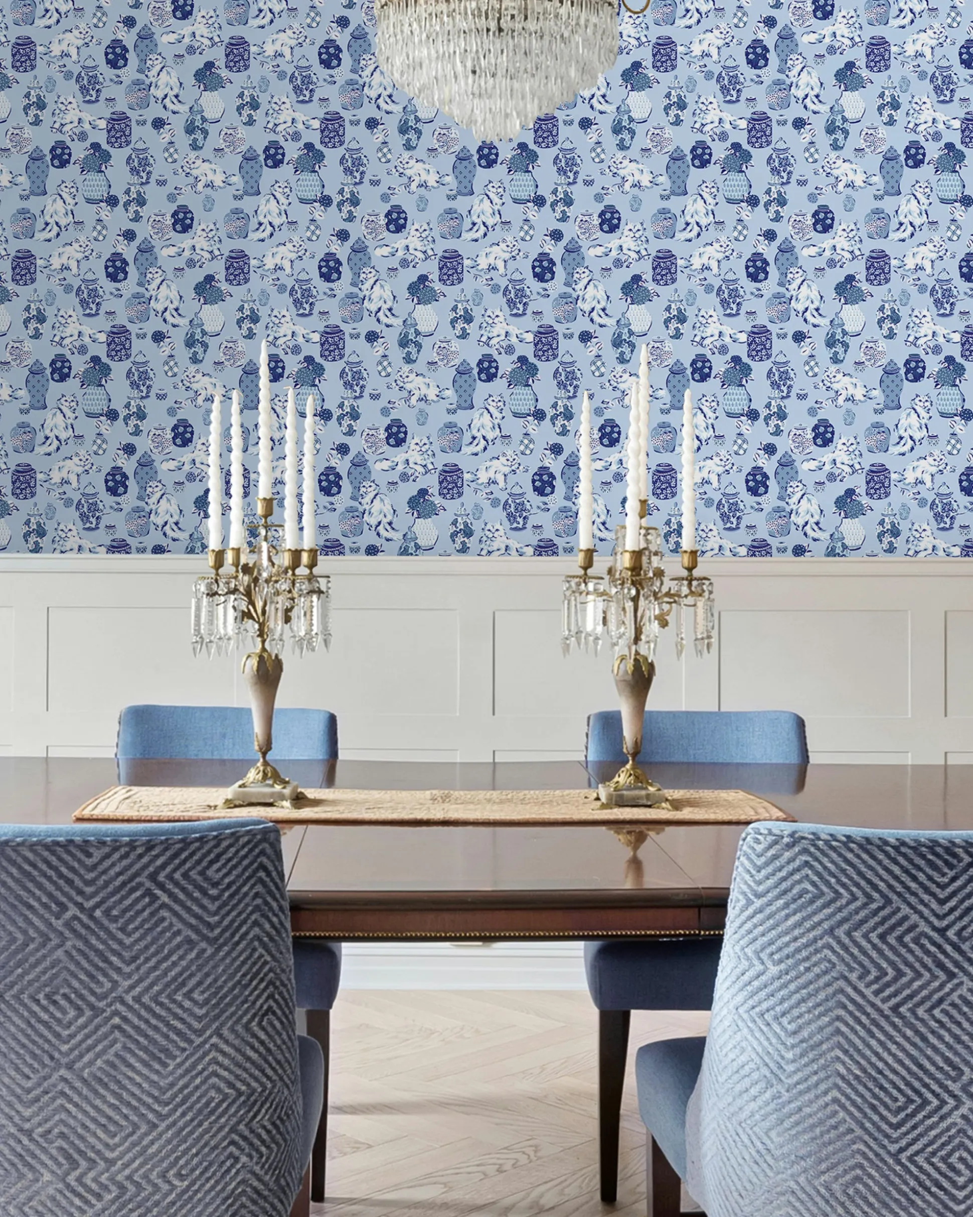 Peel & Stick Wallpaper in Fancy Cats