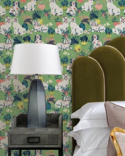 Peel & Stick Wallpaper in Good Dog