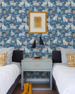 Peel & Stick Wallpaper in Good Dog