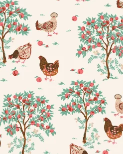 Peel & Stick Wallpaper in Hen House