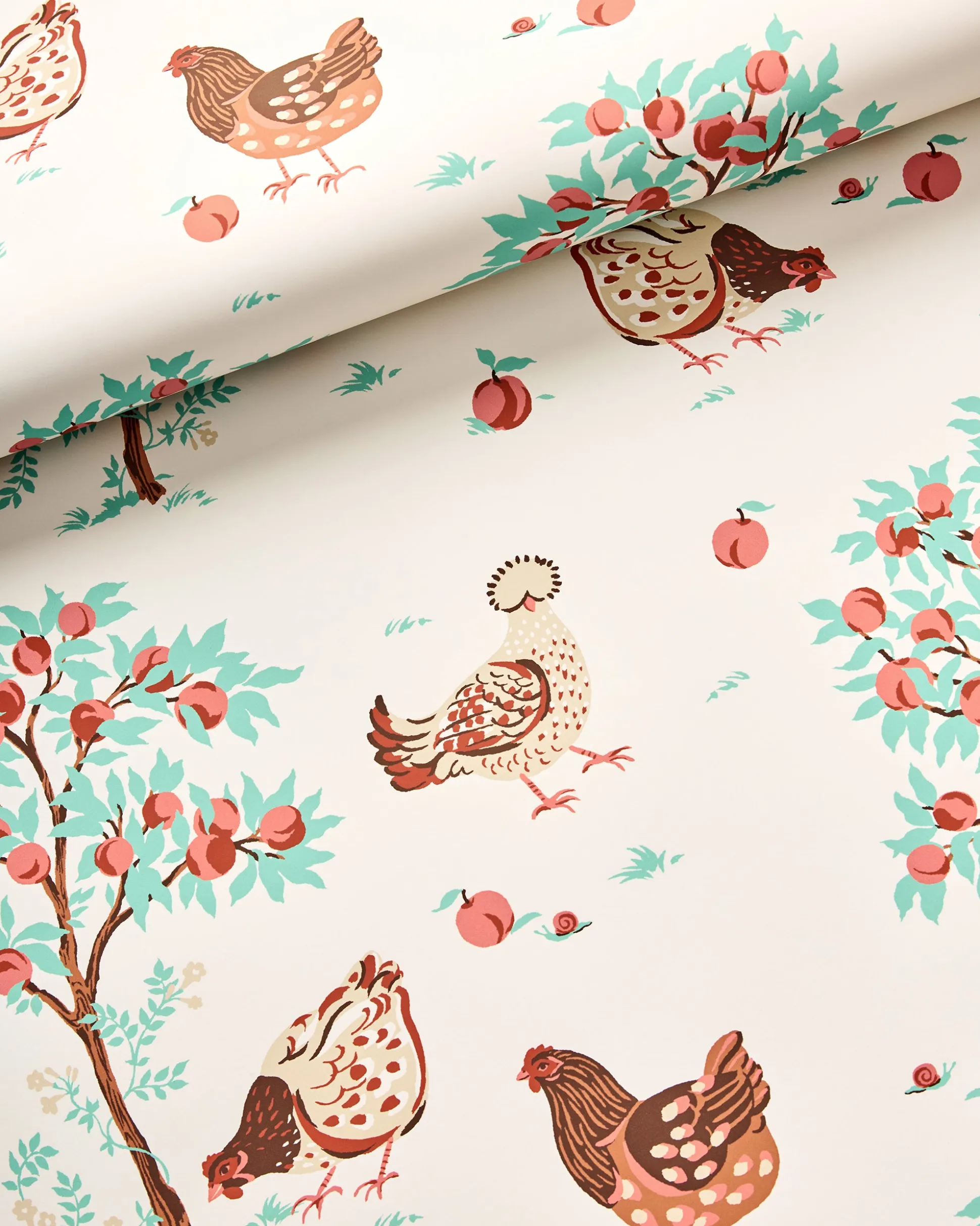 Peel & Stick Wallpaper in Hen House