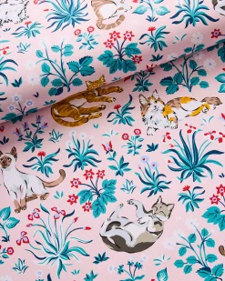 Peel & Stick Wallpaper in Must Love Cats