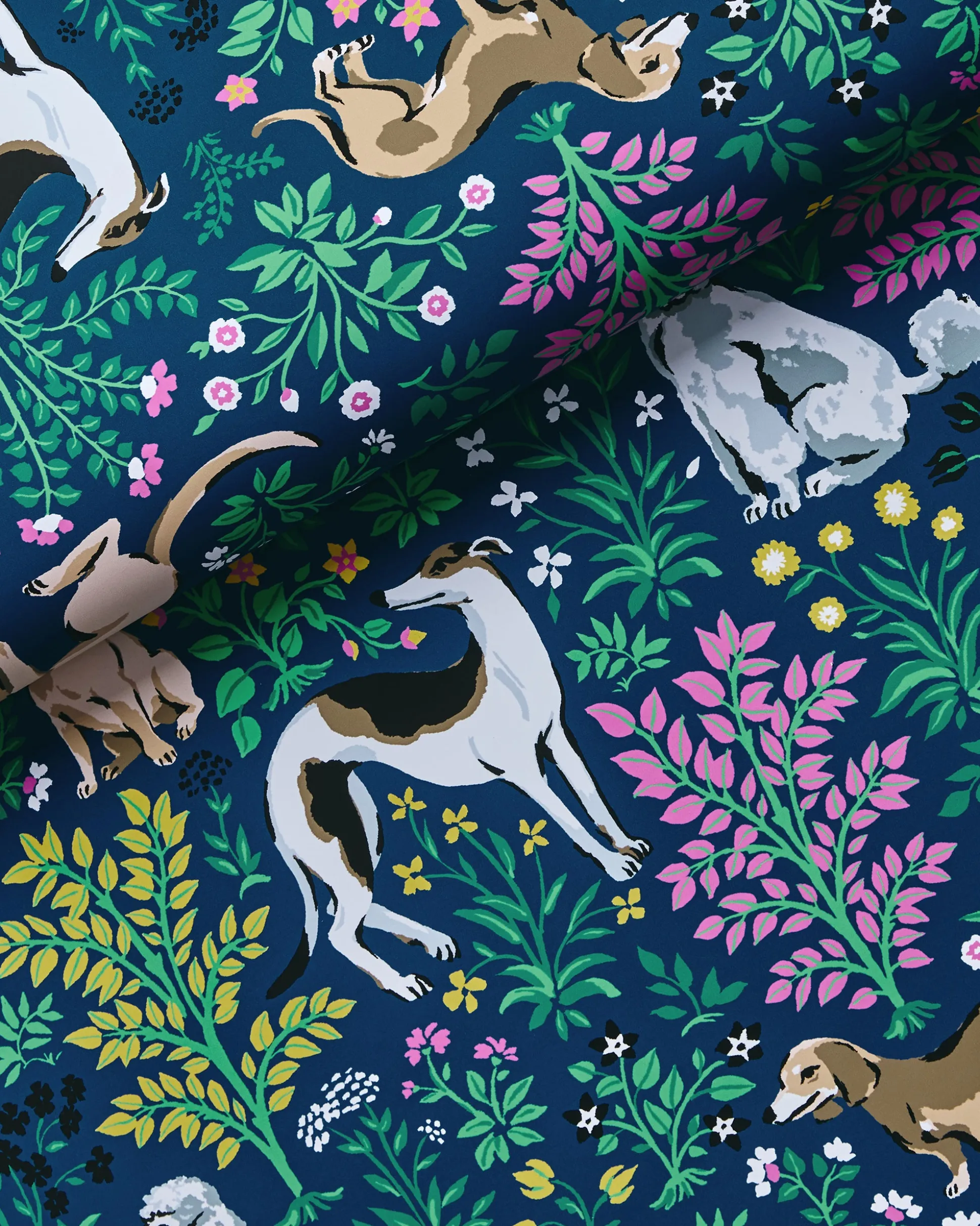 Peel & Stick Wallpaper in Must Love Dogs