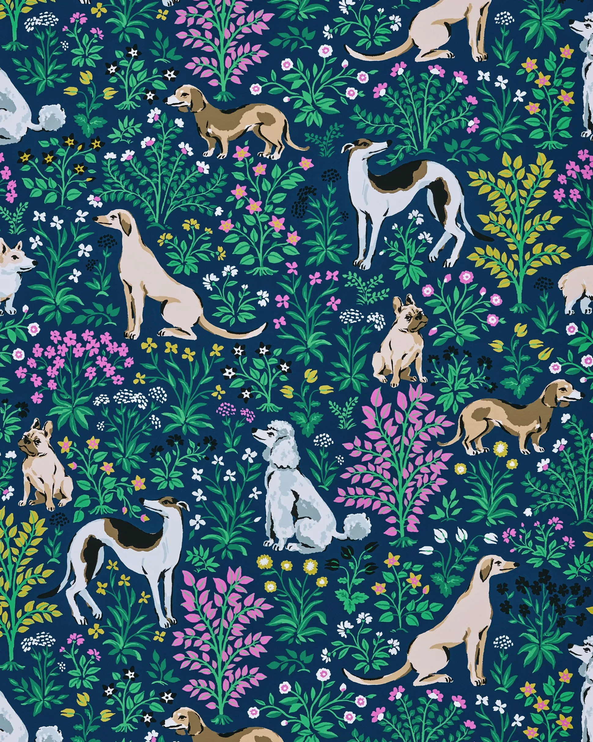 Peel & Stick Wallpaper in Must Love Dogs