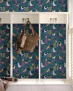 Peel & Stick Wallpaper in Must Love Dogs
