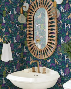 Peel & Stick Wallpaper in Must Love Dogs