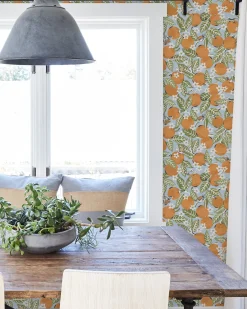 Peel & Stick Wallpaper in Orange Grove