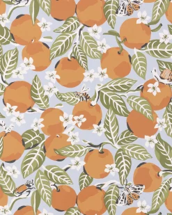 Peel & Stick Wallpaper in Orange Grove