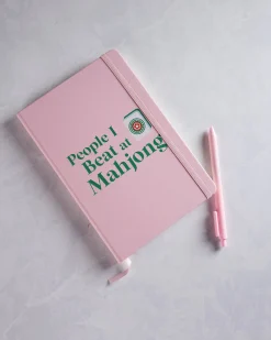 People I Beat at Mahjong Journal in Pink