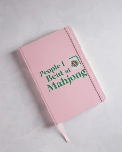 People I Beat at Mahjong Journal in Pink