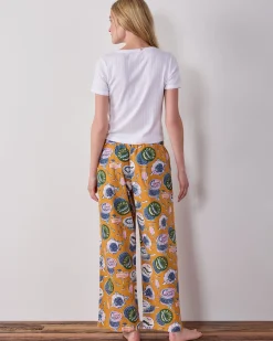 Petite Astrid PJ Pant in Champagne & Caviar
