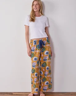 Petite Astrid PJ Pant in Champagne & Caviar