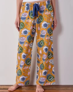 Petite Astrid PJ Pant in Champagne & Caviar