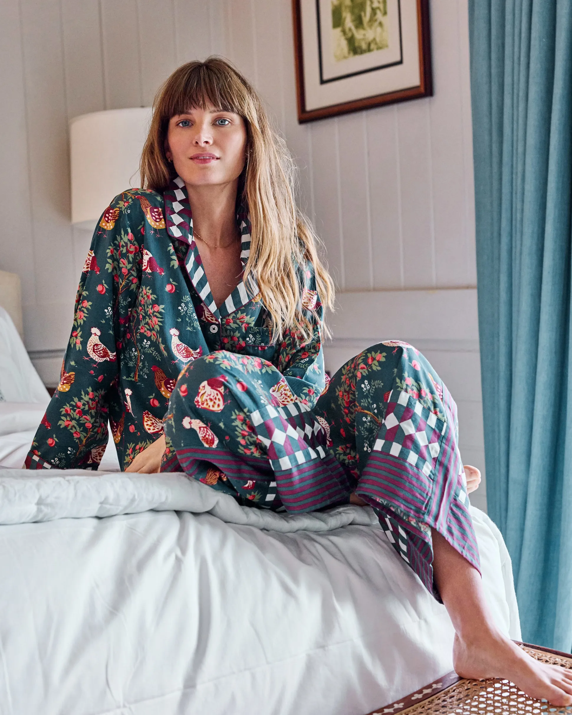 Petite Eco Satin Rittenhouse Set in Hen House