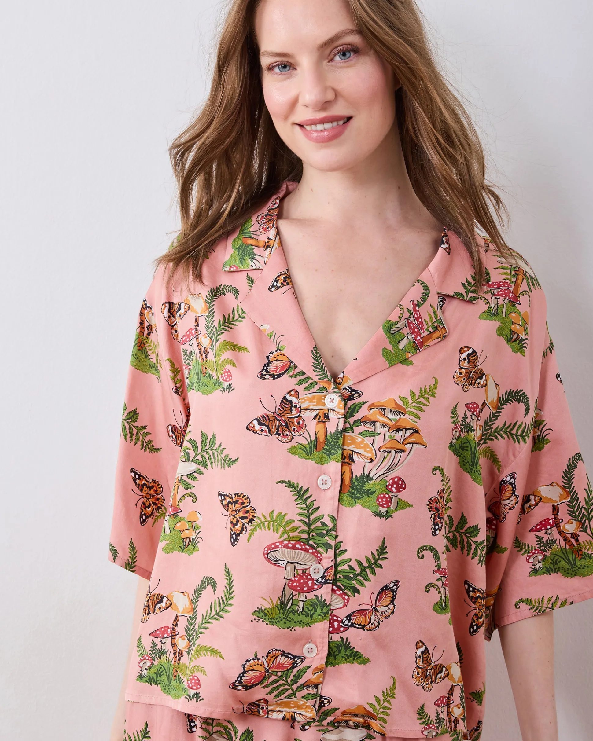 Petite Eco Satin Wildest Dreams Set in Butterfly Forager