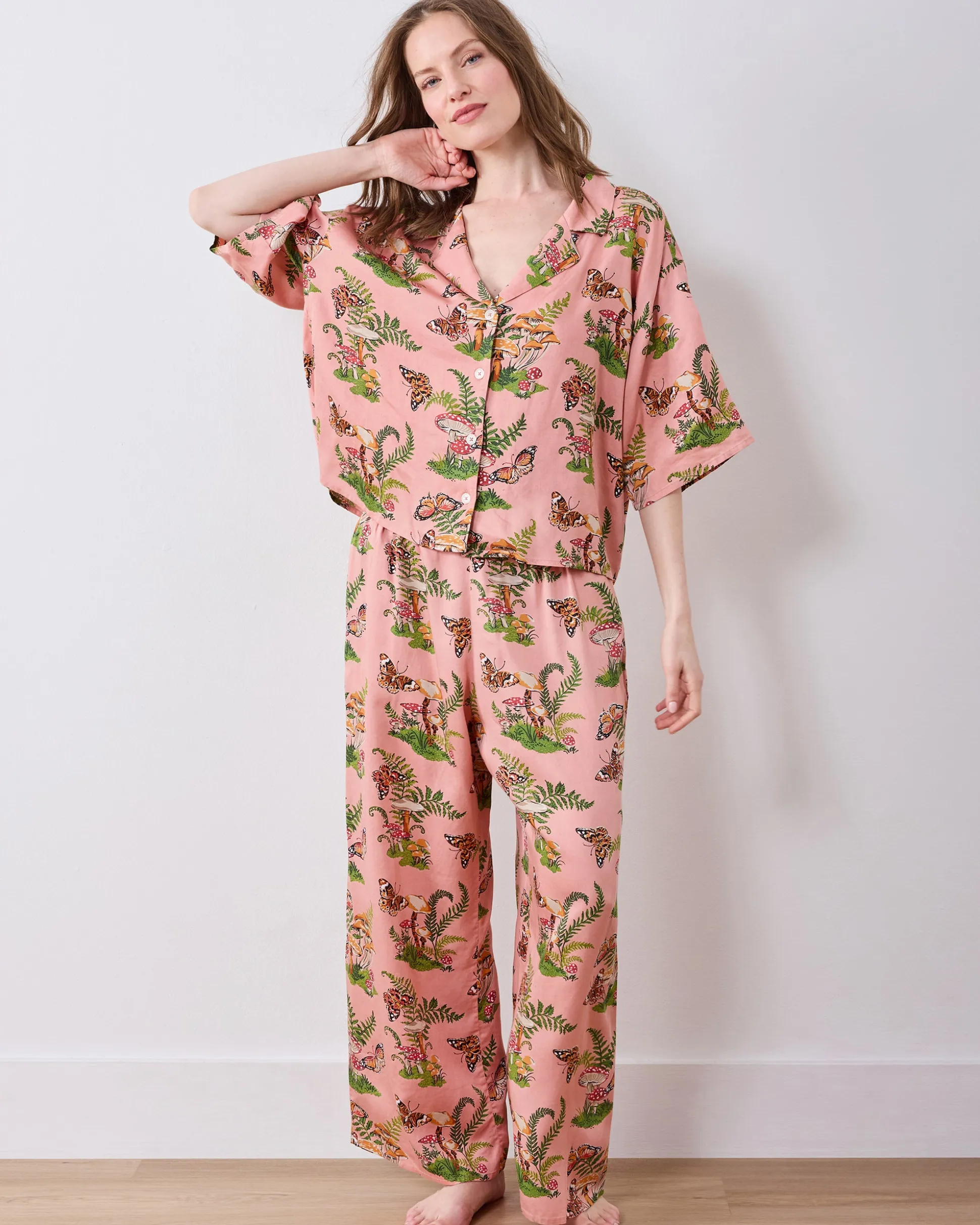 Petite Eco Satin Wildest Dreams Set in Butterfly Forager