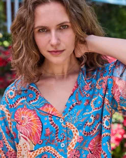 Petite Eco Satin Wildest Dreams Set in Octopus Isle