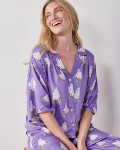 Petite Eco Satin Wildest Dreams Set in Gardening Ghosts