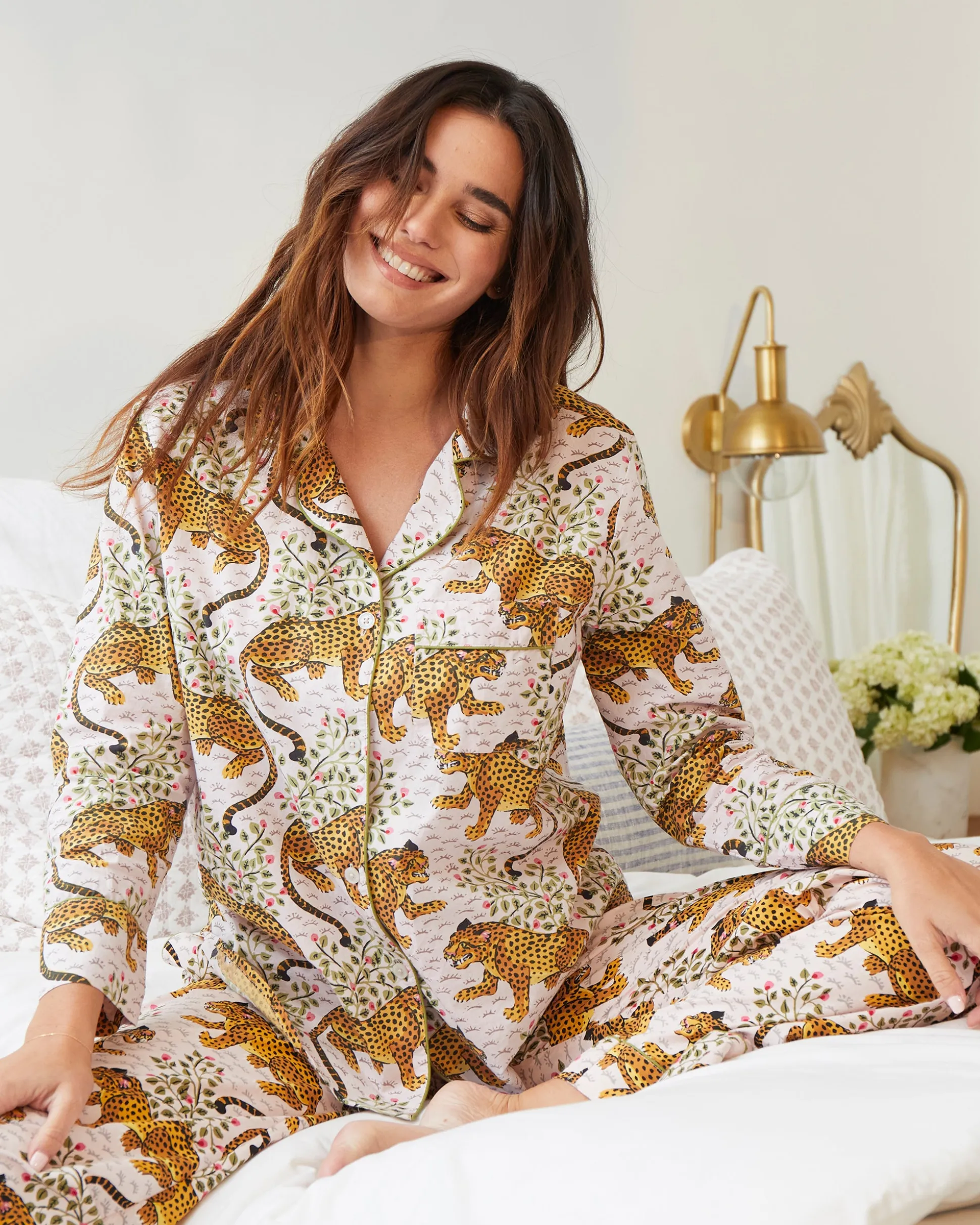 Petite Long PJ Set in Bagheera