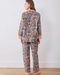 Petite Long PJ Set in Bee Tapestry
