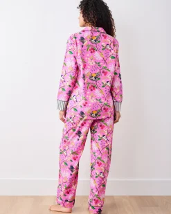 Petite Long PJ Set in Bird & Blossom