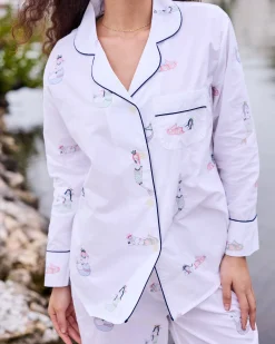Petite Long PJ Set in Daughters of Triton