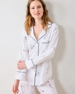 Petite Long PJ Set in Daughters of Triton