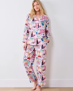 Petite Long PJ Set in Emotional Baggage