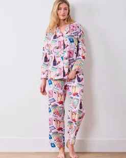 Petite Long PJ Set in Emotional Baggage
