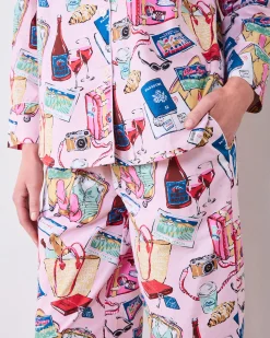 Petite Long PJ Set in Emotional Baggage