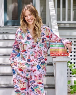 Petite Long PJ Set in Emotional Baggage