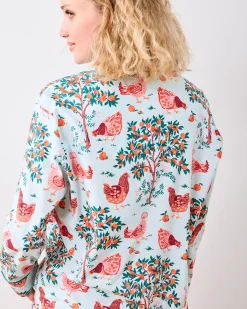 Petite Long PJ Set in Hen House