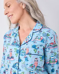 Petite Long PJ Set in Lighthouse Keeper