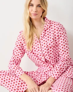 Petite Long PJ Set in Mini Candy Hearts