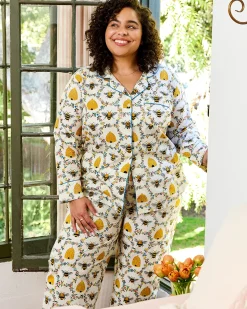 Petite Long PJ Set in Sweet Bee