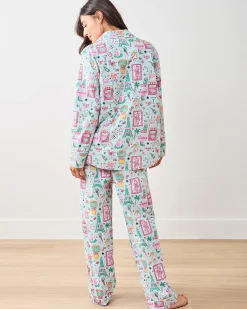 Petite Long PJ Set in Viva Las Vegas