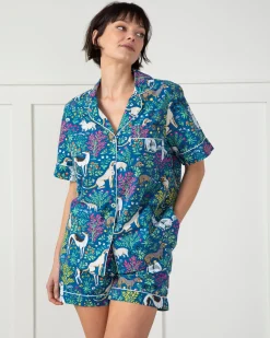 Petite Short PJ Set in Must Love Dogs