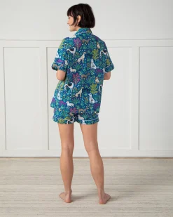 Petite Short PJ Set in Must Love Dogs