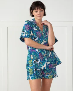 Petite Short PJ Set in Must Love Dogs