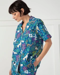 Petite Short PJ Set in Must Love Dogs