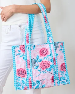 Petite Traveler Tote in Glinda's Garden