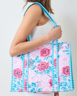 Petite Traveler Tote in Glinda's Garden