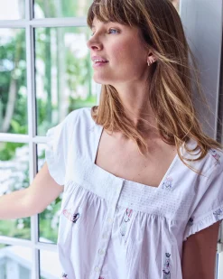 Pintuck Nightgown in Daughters of Triton